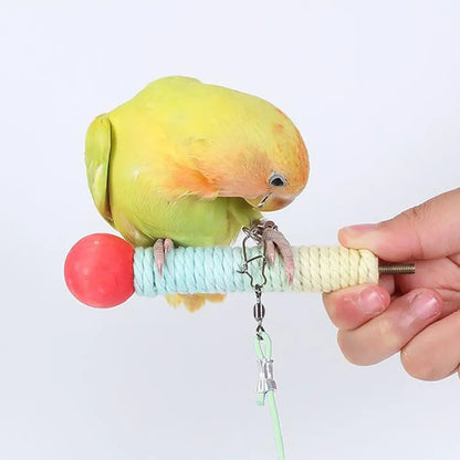 Premium Ultra-Light Bird Training Leash with Elastic Release Rope and Foot Ring Harness for Safe Indoor and Outdoor Flight Training