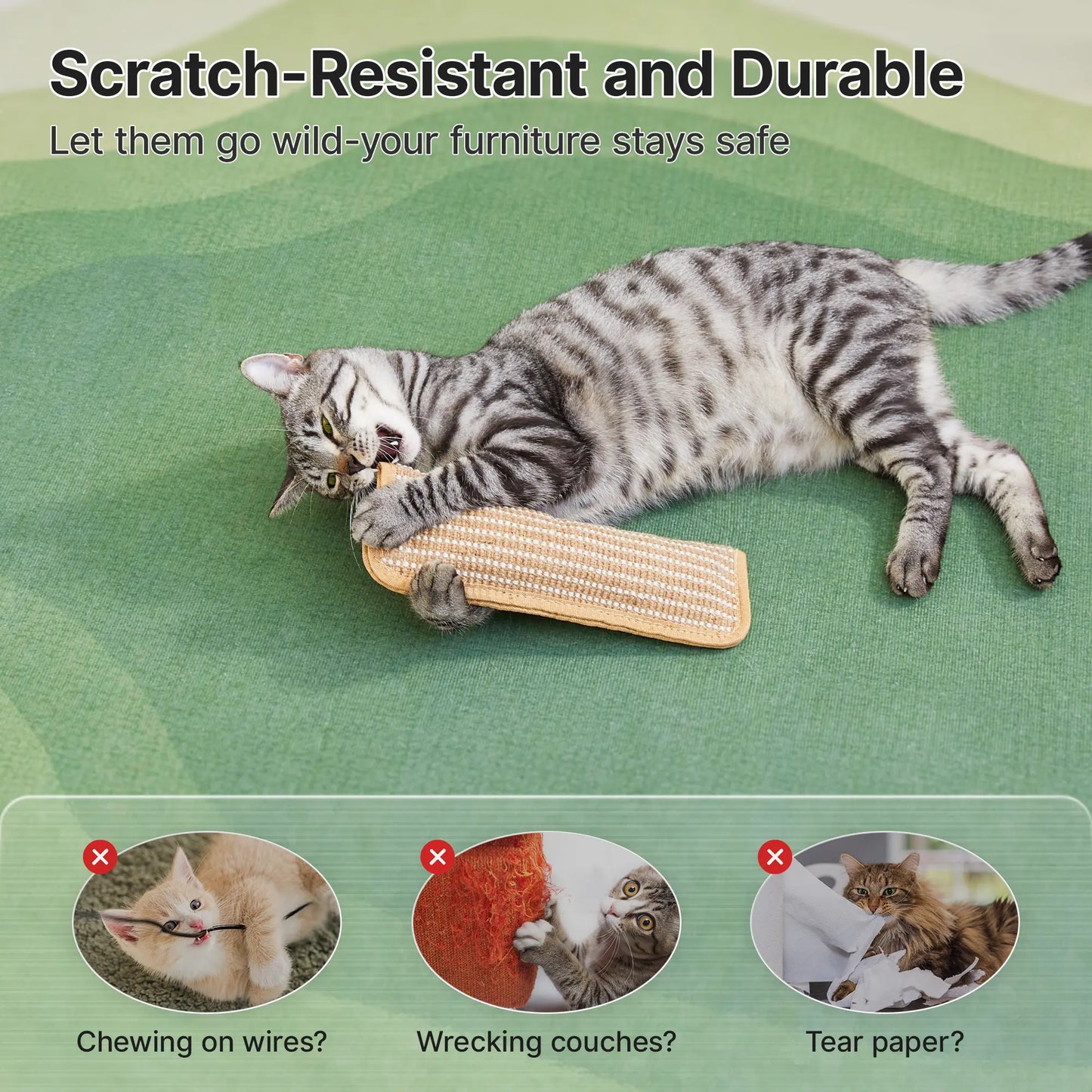 Potaroma 2-Pack Interactive Cat Sisal Kicker Toys for Indoor Play, Soft Scratching Pillows for Dental Care and Engagement