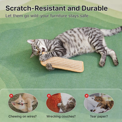 Potaroma 2-Pack Interactive Cat Sisal Kicker Toys for Indoor Play, Soft Scratching Pillows for Dental Care and Engagement