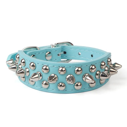 Spiked Anti-Bite Heavy-Duty Dog Collar for Medium and Large Breeds | Durable Neck Ring for Doberman, Pitbull, and German Shepherd | Stylish Design for Pets