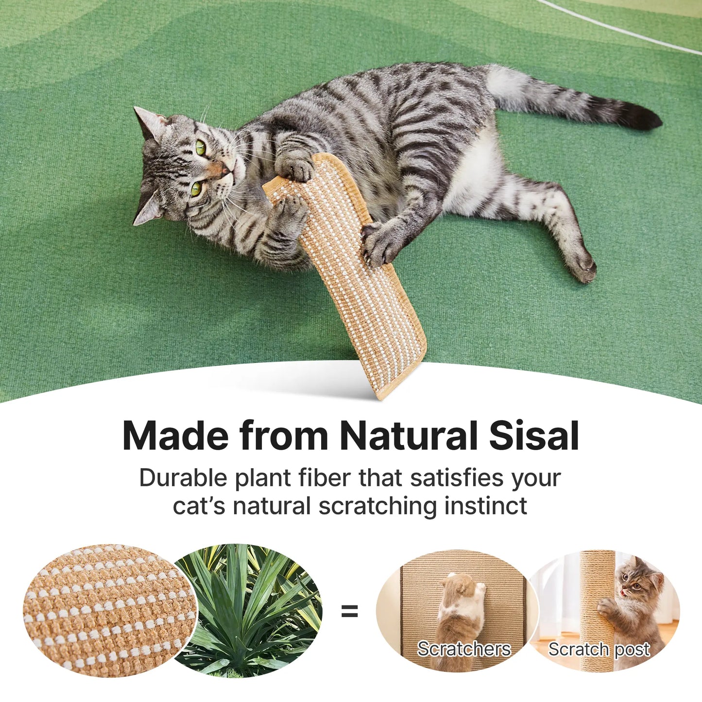 Potaroma 2-Pack Interactive Cat Sisal Kicker Toys for Indoor Play, Soft Scratching Pillows for Dental Care and Engagement