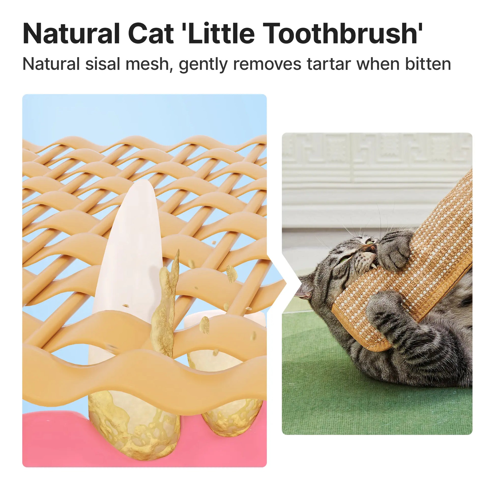 Potaroma 2-Pack Interactive Cat Sisal Kicker Toys for Indoor Play, Soft Scratching Pillows for Dental Care and Engagement