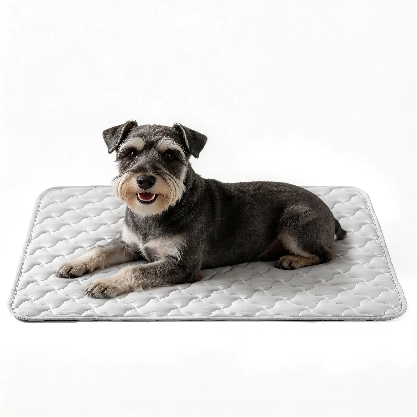 MIXJOY Premium Dog Cooling Mat - Instant Temperature Reduction (Q-Max > 0.5), Snag-Resistant, Machine Washable, Anti-Slip Design for Indoor and Outdoor Use, Blue