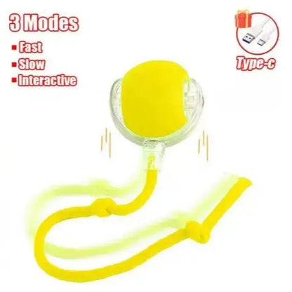 Rechargeable Interactive Pet Toy Ball with Bird Chirping Sound and Smart Motion Sensor, Designed for Durability and Quiet Operation, Offering Anti-Depression Benefits and Extended Battery Life for Versatile Use