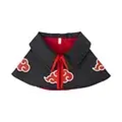 Akatsuki-Inspired Pet Cloak Cosplay Costume – Stylish Anime Ninja Cape for Cats and Dogs, Ideal for Parties and Photoshoots