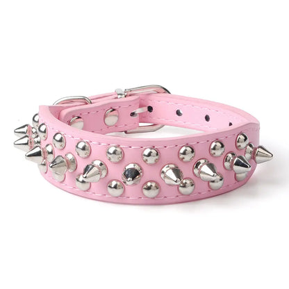 Spiked Anti-Bite Heavy-Duty Dog Collar for Medium and Large Breeds | Durable Neck Ring for Doberman, Pitbull, and German Shepherd | Stylish Design for Pets