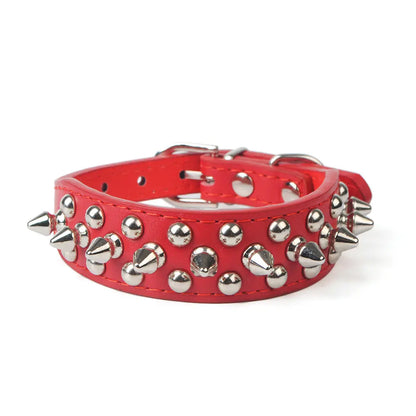 Spiked Anti-Bite Heavy-Duty Dog Collar for Medium and Large Breeds | Durable Neck Ring for Doberman, Pitbull, and German Shepherd | Stylish Design for Pets