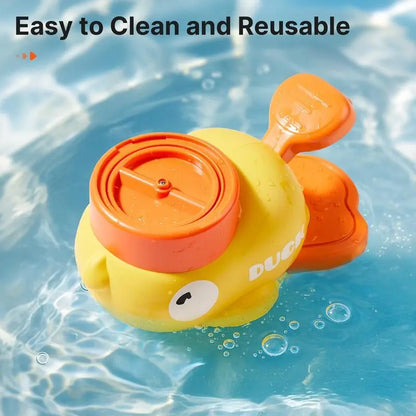 Yellow Duck Interactive Food Dispensing Toy - Durable Slow Feeder for Cats and Dogs, Enhancing Engagement and Alleviating Boredom, Ideal Gift for Pet Lovers