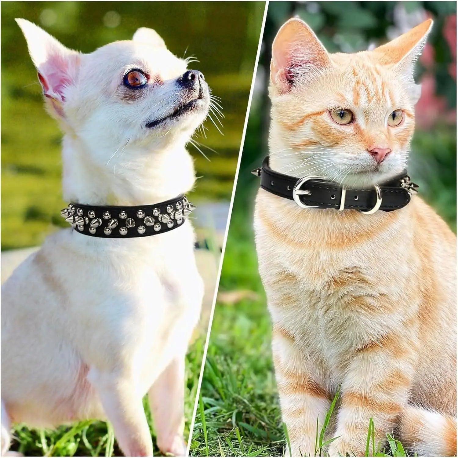 Spiked Anti-Bite Heavy-Duty Dog Collar for Medium and Large Breeds | Durable Neck Ring for Doberman, Pitbull, and German Shepherd | Stylish Design for Pets