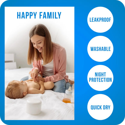 Utopia Bedding Washable Waterproof Incontinence Pads for Dogs, Adults, and Children - Heavy Absorbency Training Pads for Sofas and Couches
