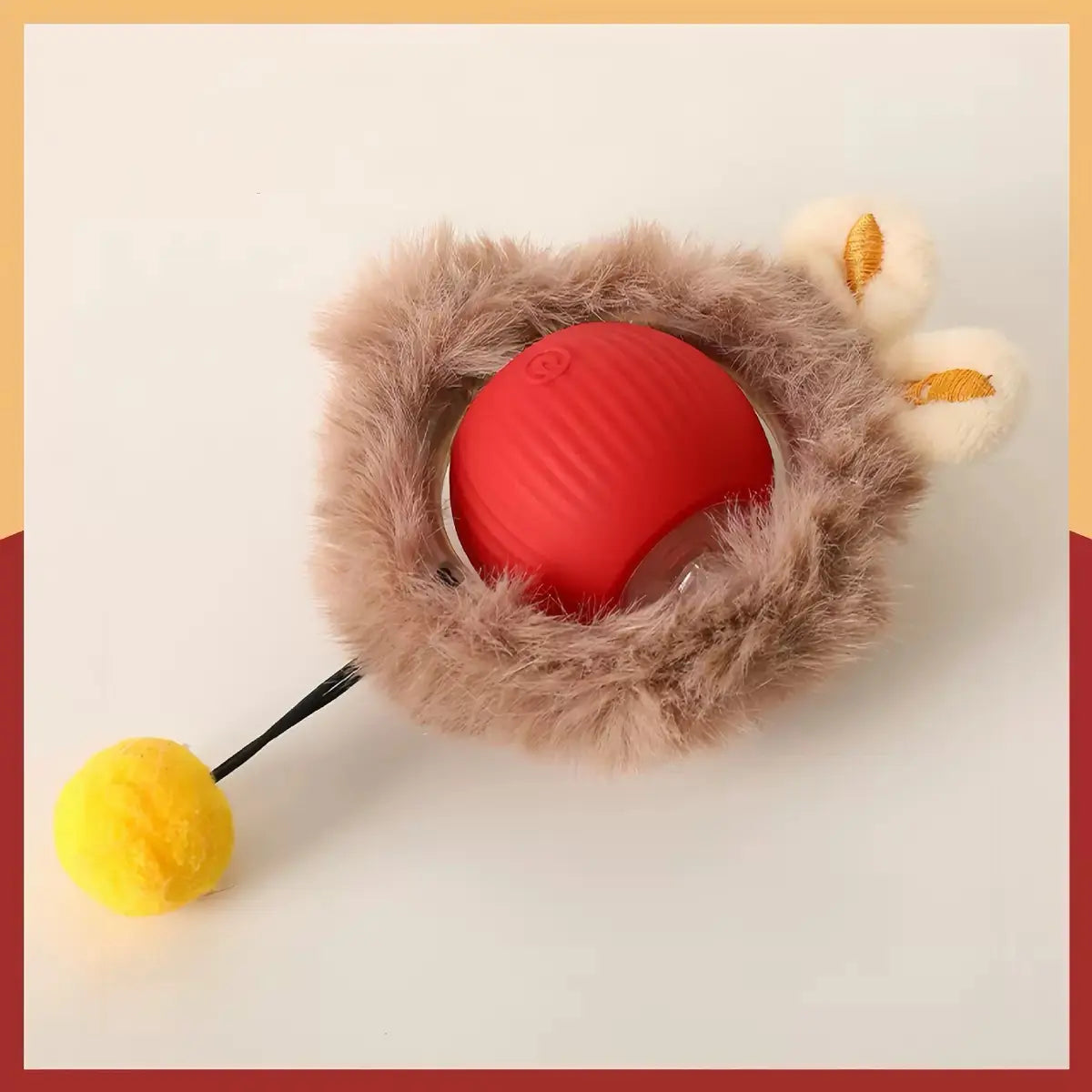 Rechargeable Interactive Pet Toy Ball with Bird Chirping Sound and Smart Motion Sensor, Designed for Durability and Quiet Operation, Offering Anti-Depression Benefits and Extended Battery Life for Versatile Use